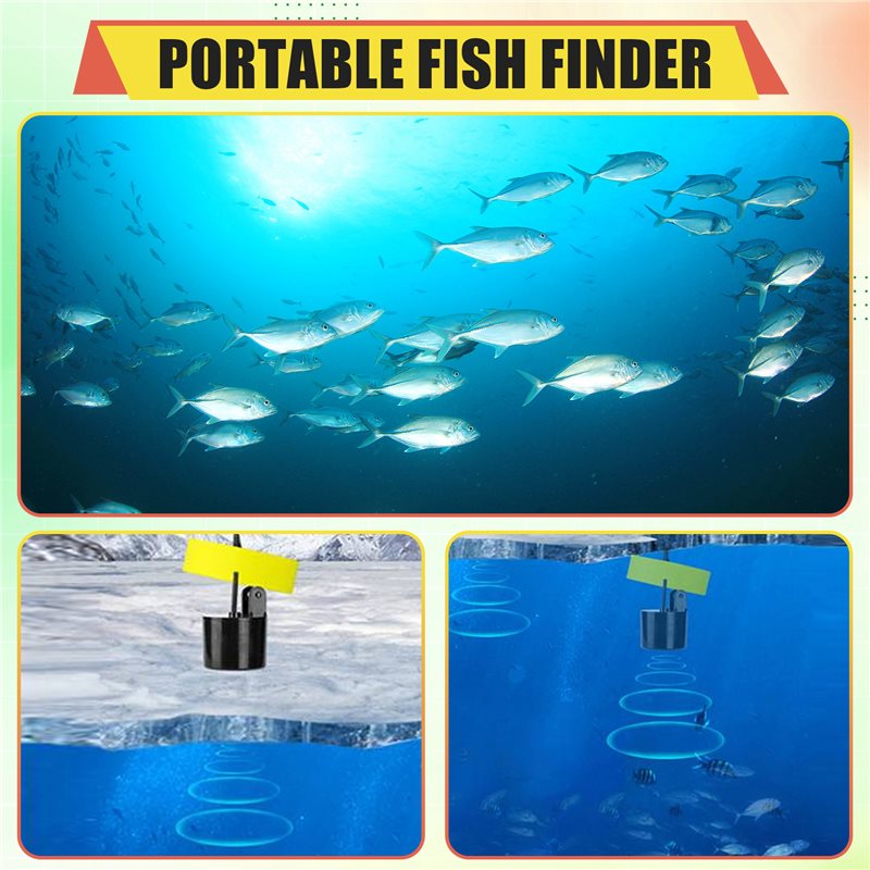 Fish Finder Transducer - Портативный эхолот ABKV для поиска рыбы