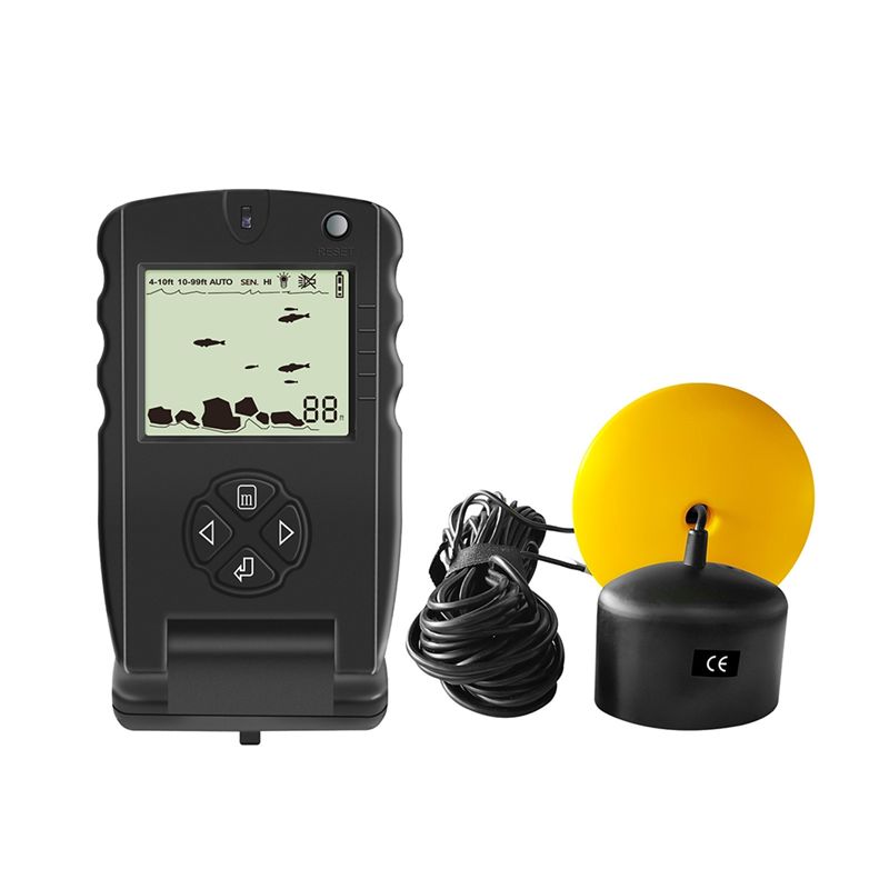 Новый портативный эхолот для р – обзор и цена Fishing Depth Finder