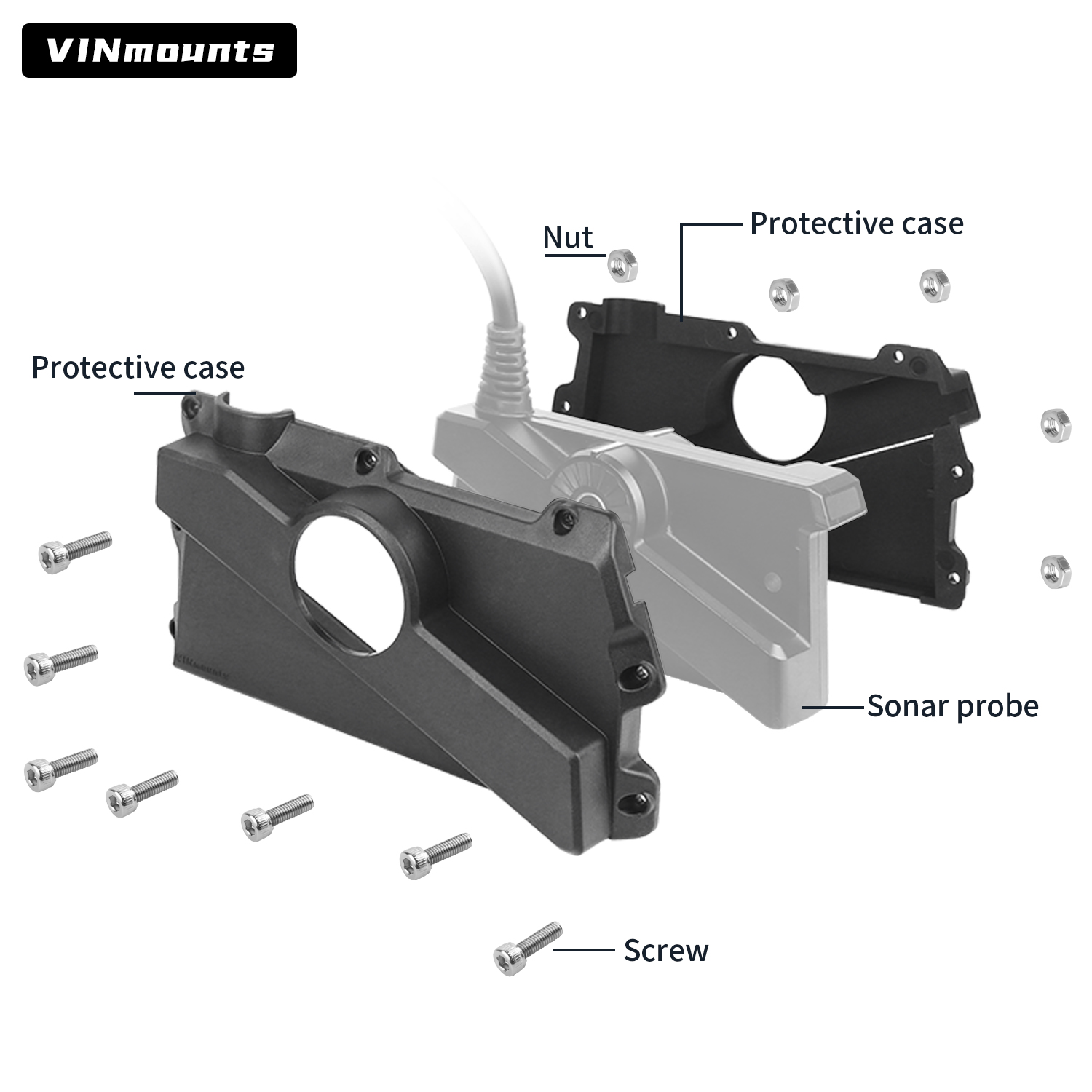 Защитный чехол VIN Mounts для  – обзор и цена Fish Finder Transducer
