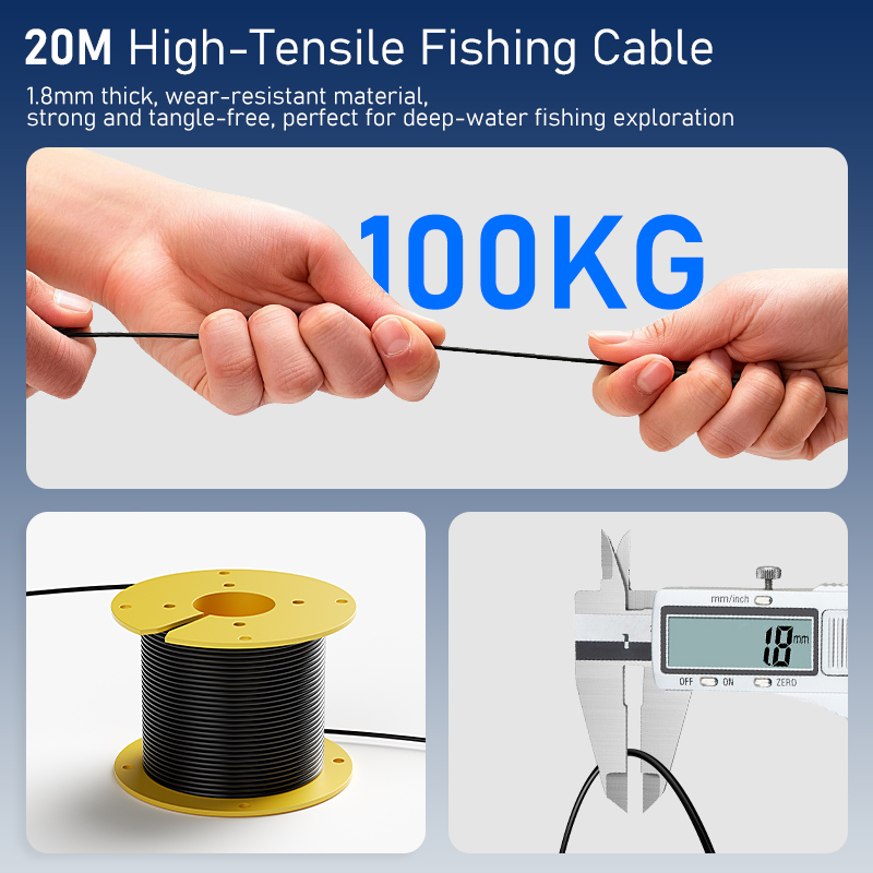 Портативный эхолот с ЖК-диспле – обзор и цена Fishing Depth Finder