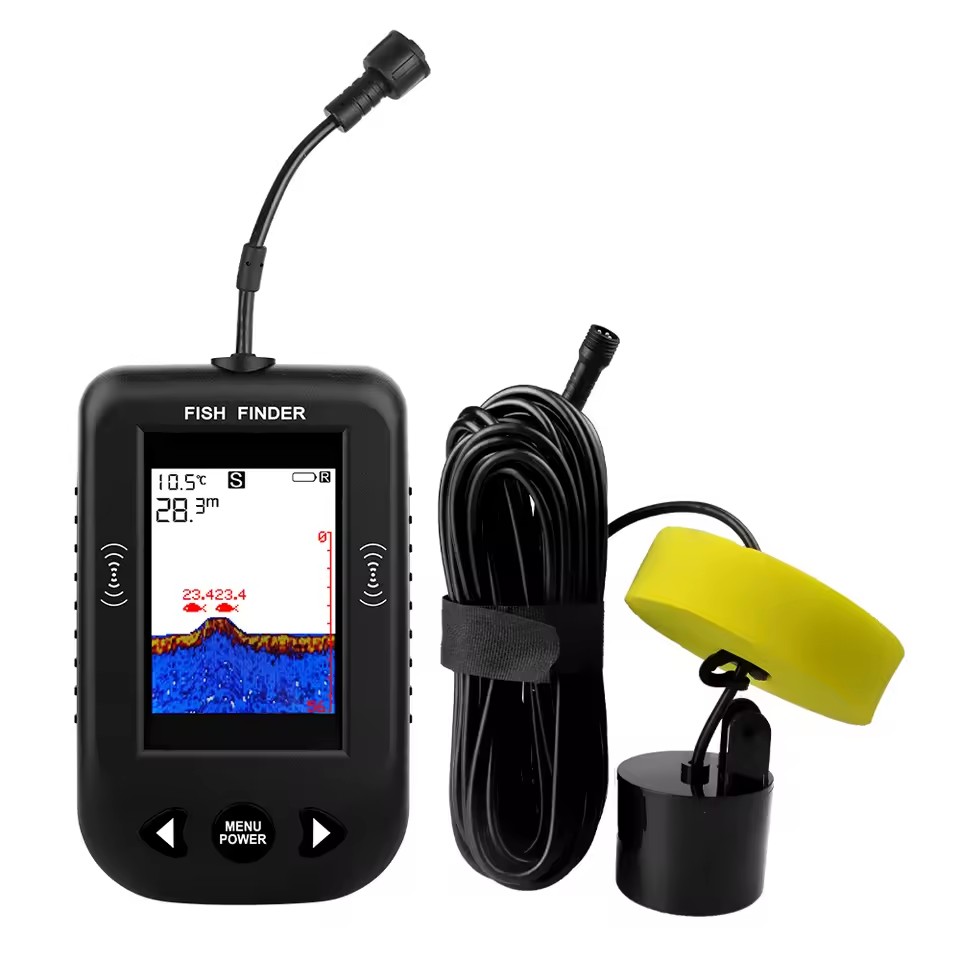 Сигнализация 100 м портативный – обзор и цена Fish Finder Transducer