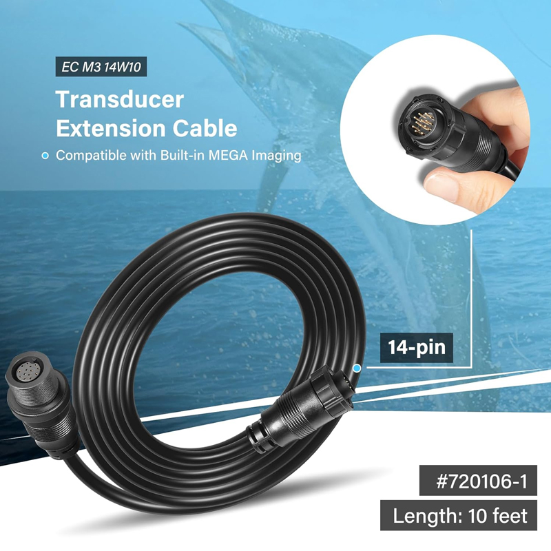 Удлинительный кабель для датчи – обзор и цена Fish Finder Transducer